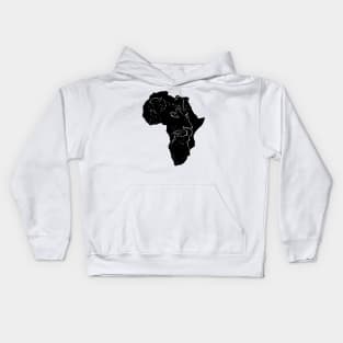 Africa - Lion - Silhouette - BigCat - Cat Kids Hoodie